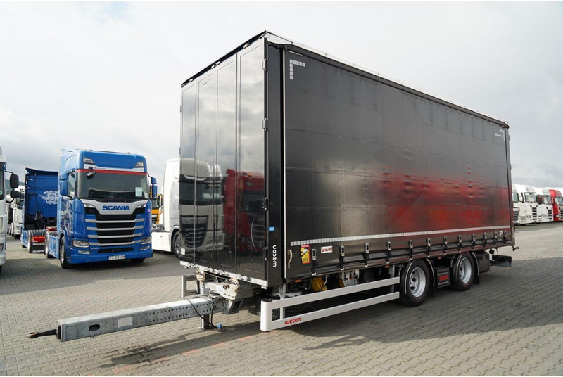 Wecon PRZYCZEPA - 7,7 M / TANDEM / PRZEJAZDOWA  / OŚ PODNOSZONA / SAF - Trailer dengan terpal samping: gambar 1 Wecon PRZYCZEPA - 7,7 M / TANDEM / PRZEJAZDOWA  / OŚ PODNOSZONA / SAF - Trailer dengan terpal samping: gambar 1