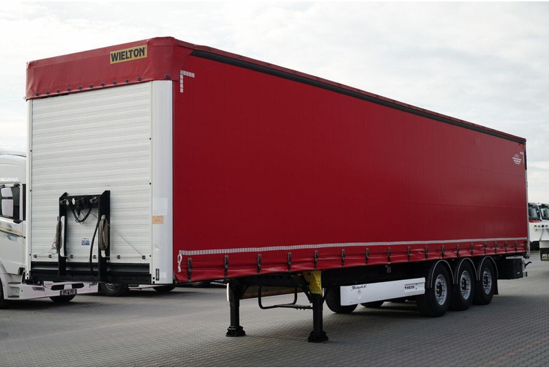 Wielton FIRANKA STANDARD / MULDA DO STALI - 9 M / OŚ PODNOSZONA / SAF / - Semi-trailer dengan terpal samping: gambar 1 Wielton FIRANKA STANDARD / MULDA DO STALI - 9 M / OŚ PODNOSZONA / SAF / - Semi-trailer dengan terpal samping: gambar 1