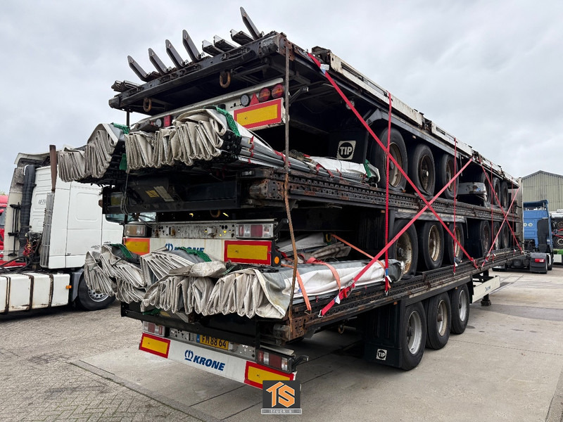 Krone KRONE SD BPW - STACK 5X - GARDINEN/CURTAIN - TOP! - Semi-trailer dengan terpal samping: gambar 2 Krone KRONE SD BPW - STACK 5X - GARDINEN/CURTAIN - TOP! - Semi-trailer dengan terpal samping: gambar 2