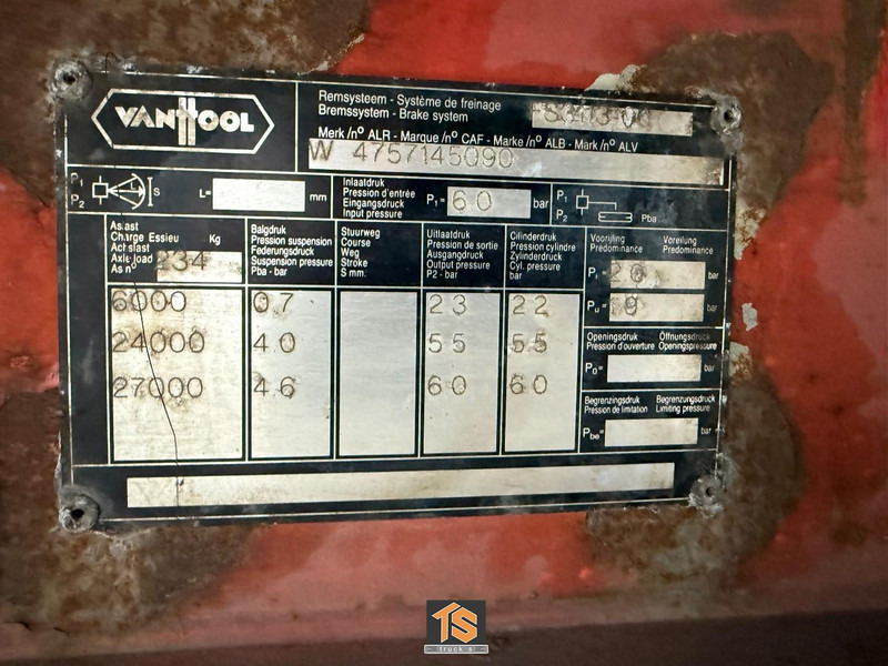 Van Hool 3B0049 KOELER/REEFER/KUHLKOFFER - THERMO KING - KEURING 12/2025 - BELGIUM TRAILER - Semi-trailer berpendingin: gambar 4 Van Hool 3B0049 KOELER/REEFER/KUHLKOFFER - THERMO KING - KEURING 12/2025 - BELGIUM TRAILER - Semi-trailer berpendingin: gambar 4