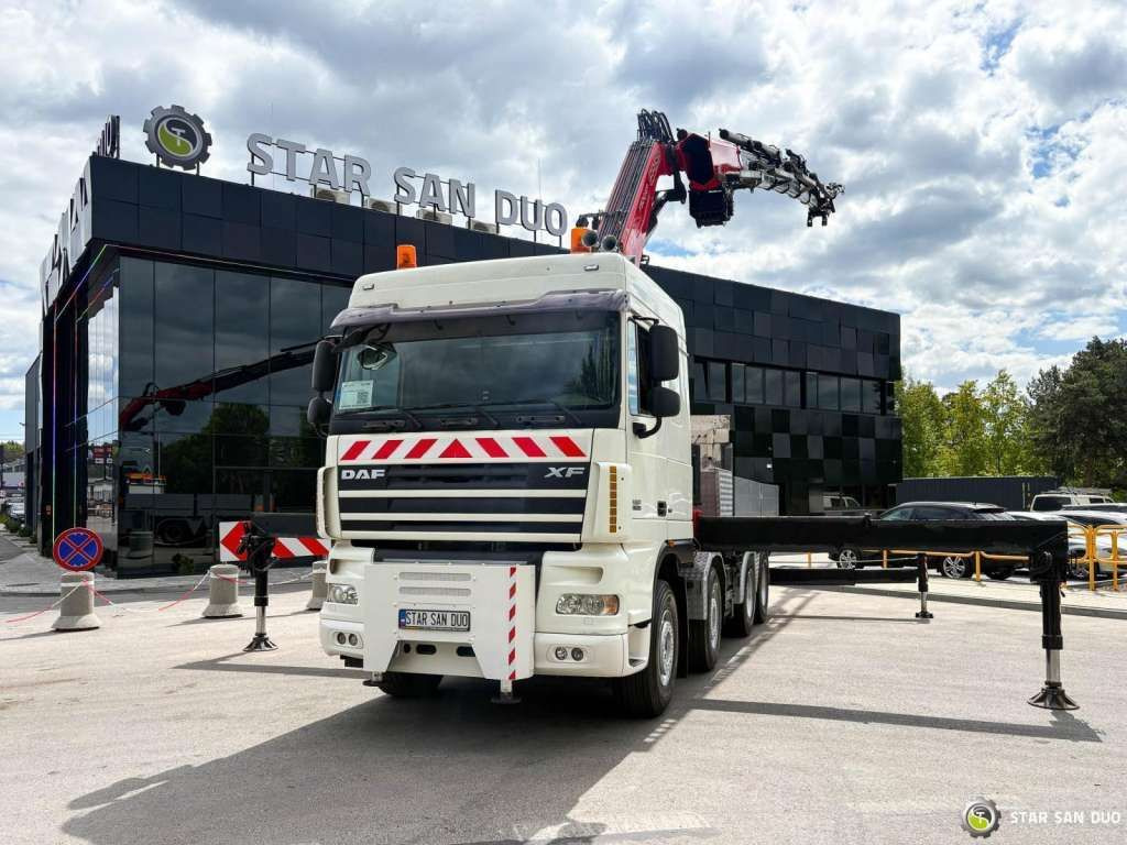DAF XF 105.510 8x4 FASSI F800 XP Crane Fifth wheel - Truk derek: gambar 5 DAF XF 105.510 8x4 FASSI F800 XP Crane Fifth wheel - Truk derek: gambar 5