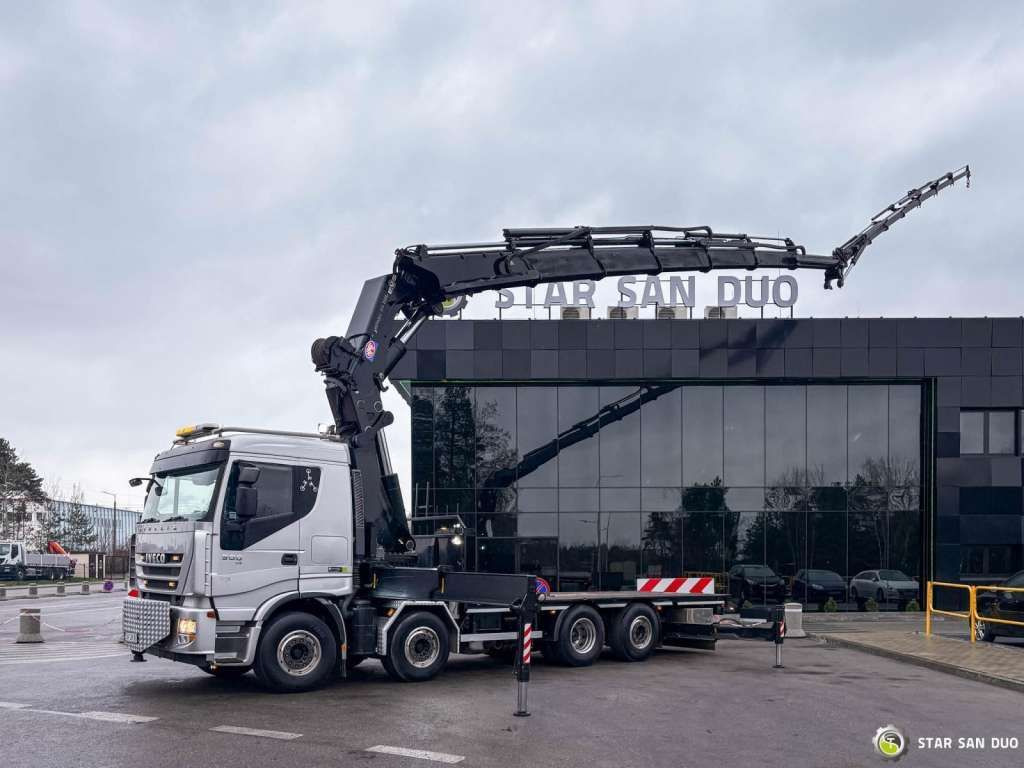 Iveco STRALIS AS320S50Y 8x2 HMF 8520-0K6 FLY JIB Winc - Truk derek: gambar 3 Iveco STRALIS AS320S50Y 8x2 HMF 8520-0K6 FLY JIB Winc - Truk derek: gambar 3