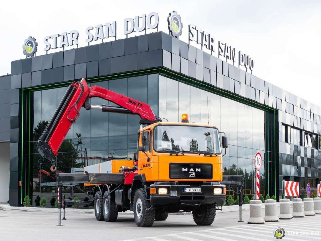 MAN 27.402 F10 6x6 HMF 3620 K4 Hds Crane - Truk derek: gambar 1 MAN 27.402 F10 6x6 HMF 3620 K4 Hds Crane - Truk derek: gambar 1