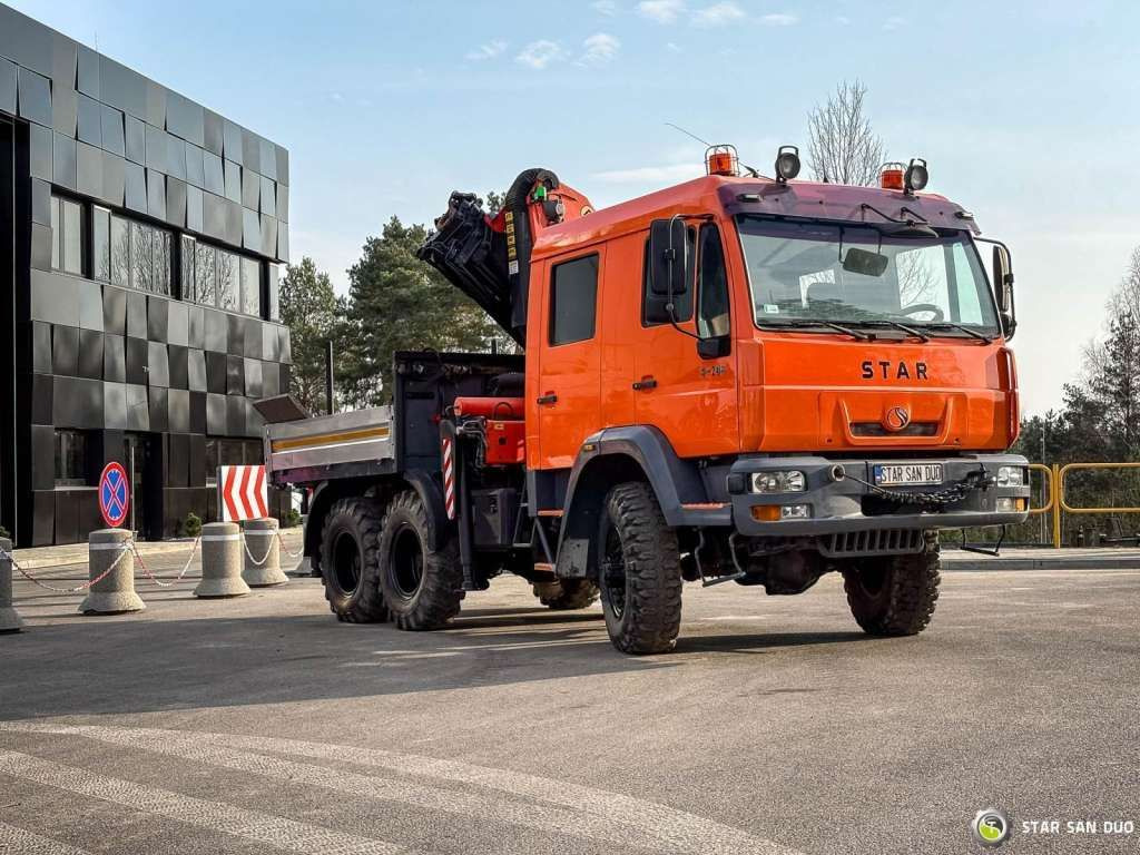 MAN STAR 266 MAN 6x6 PALFINGER PK 18001 Crane Kran - Truk derek: gambar 3 MAN STAR 266 MAN 6x6 PALFINGER PK 18001 Crane Kran - Truk derek: gambar 3