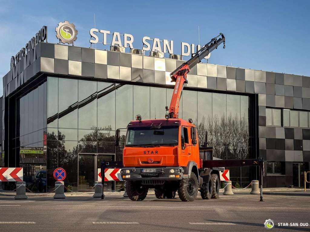 MAN STAR 266 MAN 6x6 PALFINGER PK 18001 Crane Kran - Truk derek: gambar 1 MAN STAR 266 MAN 6x6 PALFINGER PK 18001 Crane Kran - Truk derek: gambar 1