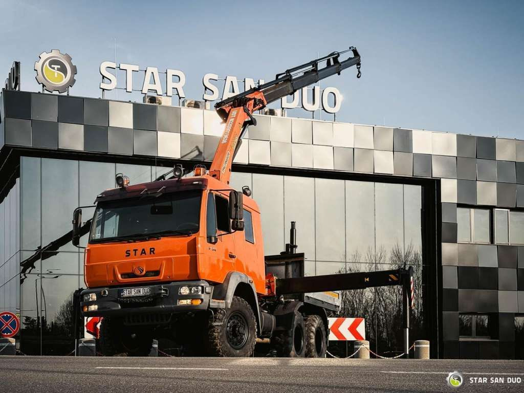 MAN STAR 266 MAN 6x6 PALFINGER PK 18001 Crane Kran - Truk derek: gambar 2 MAN STAR 266 MAN 6x6 PALFINGER PK 18001 Crane Kran - Truk derek: gambar 2
