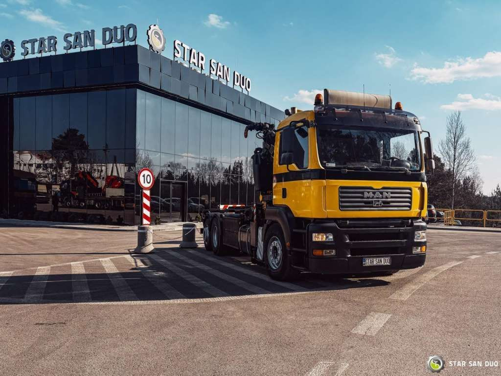 Truk derek MAN  TGA 18.440 6x2 FASSI F 210 A.24  Crane Rotator: gambar 9