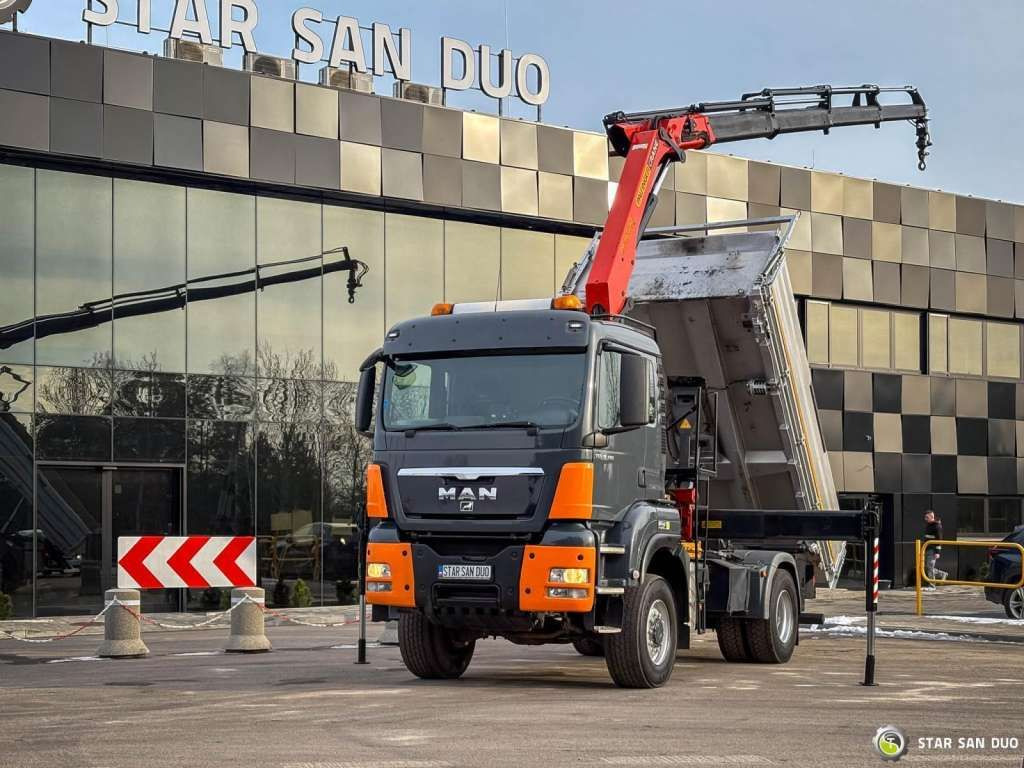 MAN TGS 18.480 PALFINGER PK 16502 HDS Crane,Kipper MAN TGS 18.480 PALFINGER PK 16502 HDS Crane,Kipper - Truk jungkit: gambar 3 MAN TGS 18.480 PALFINGER PK 16502 HDS Crane,Kipper MAN TGS 18.480 PALFINGER PK 16502 HDS Crane,Kipper - Truk jungkit: gambar 3