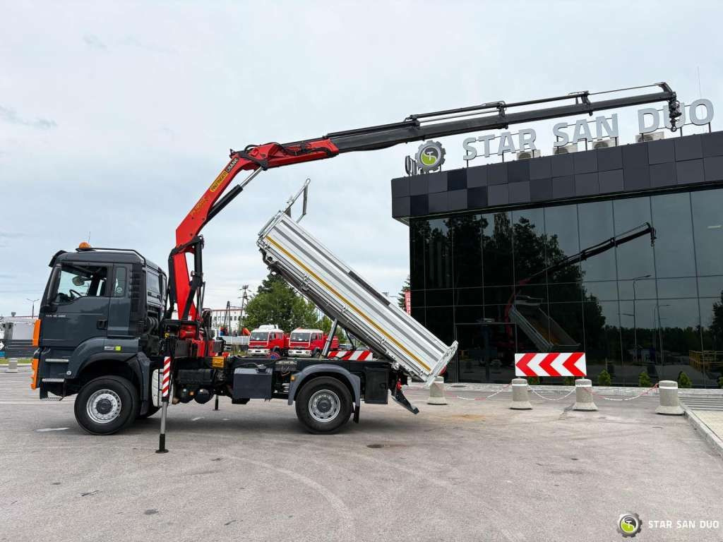 MAN TGS 18.480 PALFINGER PK 16502 HDS Crane,Kipper - Truk derek: gambar 4 MAN TGS 18.480 PALFINGER PK 16502 HDS Crane,Kipper - Truk derek: gambar 4