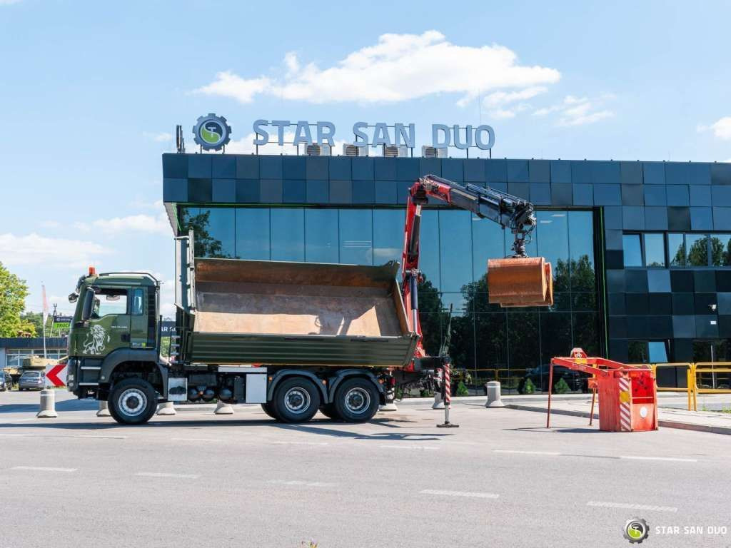 MAN TGS 35.480 PALFINGER PK 20002 HDS Grapple Tippe - Truk jungkit: gambar 1 MAN TGS 35.480 PALFINGER PK 20002 HDS Grapple Tippe - Truk jungkit: gambar 1