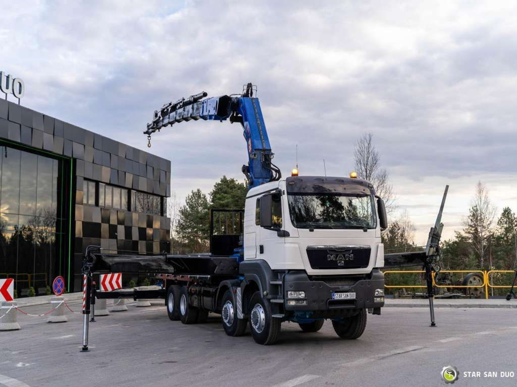 MAN TGS 41.480 8x8 PM 85SP HDS Crane - Truk derek: gambar 3 MAN TGS 41.480 8x8 PM 85SP HDS Crane - Truk derek: gambar 3