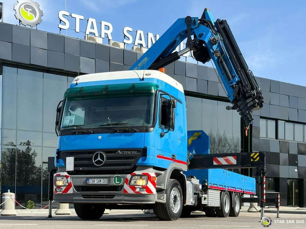 Truk derek Mercedes-Benz  ACTROS 2646L 6x4 PALFINGER 36002 Crane Winch: gambar 11