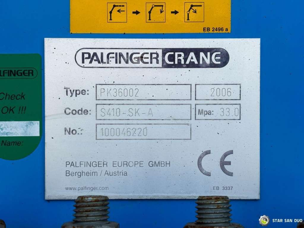 Truk derek Mercedes-Benz  ACTROS 2646L 6x4 PALFINGER 36002 Crane Winch: gambar 14
