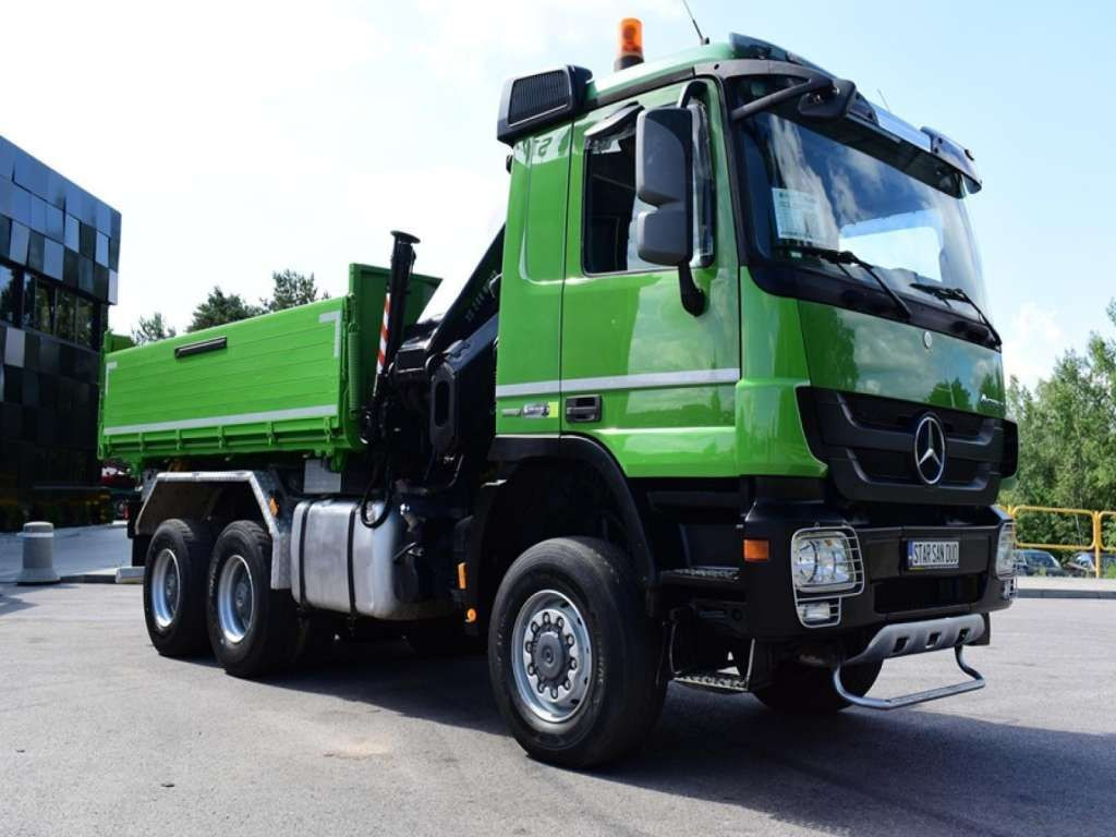 Mercedes-Benz ACTROS 3346 6x6 HIAB 244EP-4 Crane Kipper - Truk derek: gambar 4 Mercedes-Benz ACTROS 3346 6x6 HIAB 244EP-4 Crane Kipper - Truk derek: gambar 4