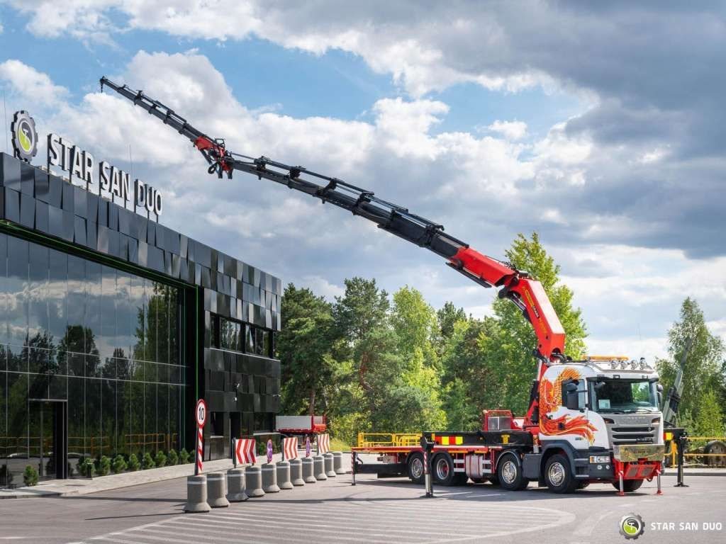 Scania G450 8x2 PALFINGER PK 85002 Fly Jib Winch - Truk derek: gambar 2 Scania G450 8x2 PALFINGER PK 85002 Fly Jib Winch - Truk derek: gambar 2