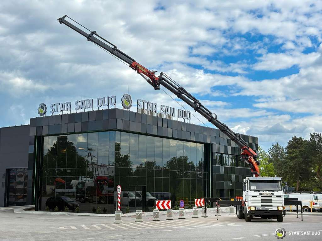 Scania R143 HL 6x2 PALFINGER PK44002 Crane - Truk derek: gambar 1 Scania R143 HL 6x2 PALFINGER PK44002 Crane - Truk derek: gambar 1