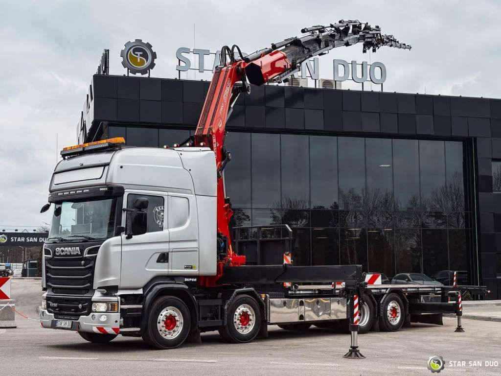Scania R730 8x2 Fassi F990 Fly Jib 30m Crane Euro 6 - Truk derek: gambar 1 Scania R730 8x2 Fassi F990 Fly Jib 30m Crane Euro 6 - Truk derek: gambar 1