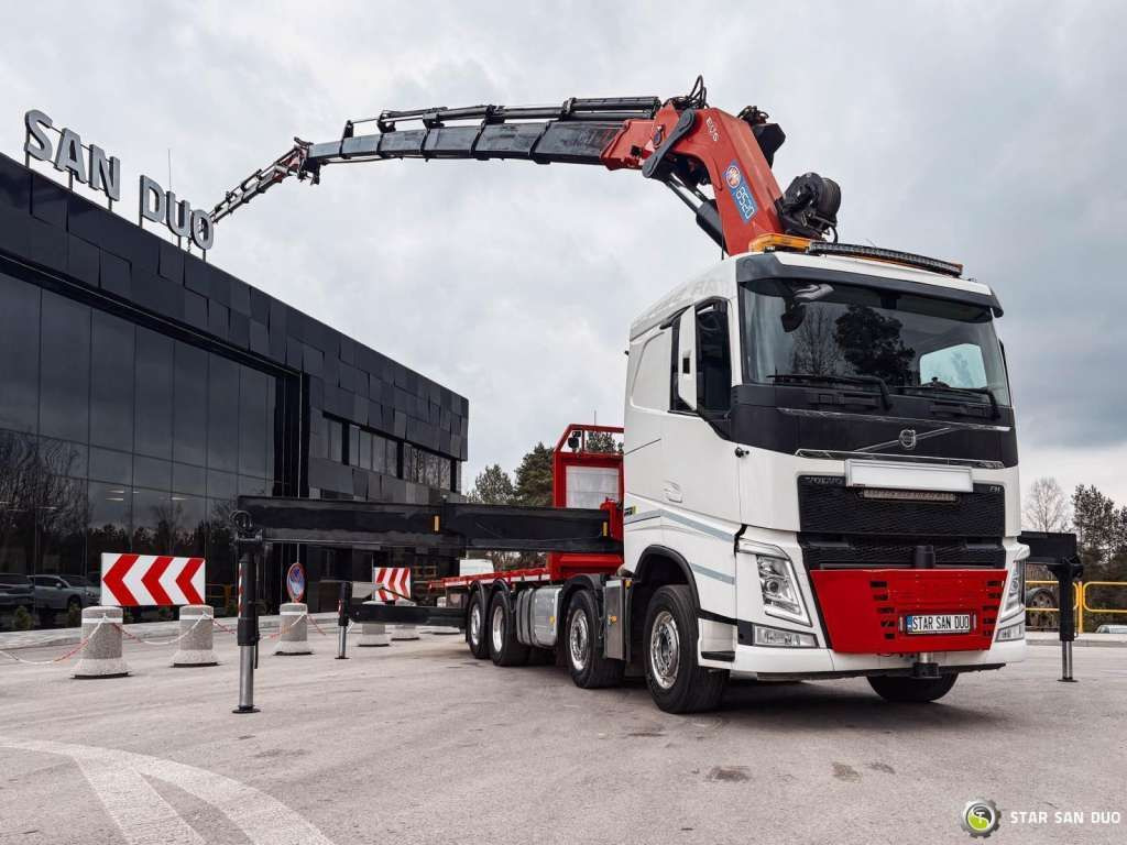 Volvo FH 550 8x2 HMF 8520 FLY JIB Winch Crane Euro 6 - Truk derek: gambar 3 Volvo FH 550 8x2 HMF 8520 FLY JIB Winch Crane Euro 6 - Truk derek: gambar 3