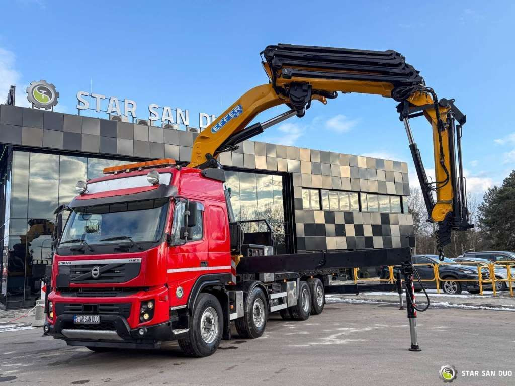 Volvo FMX 500 8x2 Effer 585 Fly Jib Winch Crane Kran Volvo FMX 500 8x2 Effer 585 Fly Jib Winch Crane Kran - Truk derek, Truk flatbed: gambar 3 Volvo FMX 500 8x2 Effer 585 Fly Jib Winch Crane Kran Volvo FMX 500 8x2 Effer 585 Fly Jib Winch Crane Kran - Truk derek, Truk flatbed: gambar 3