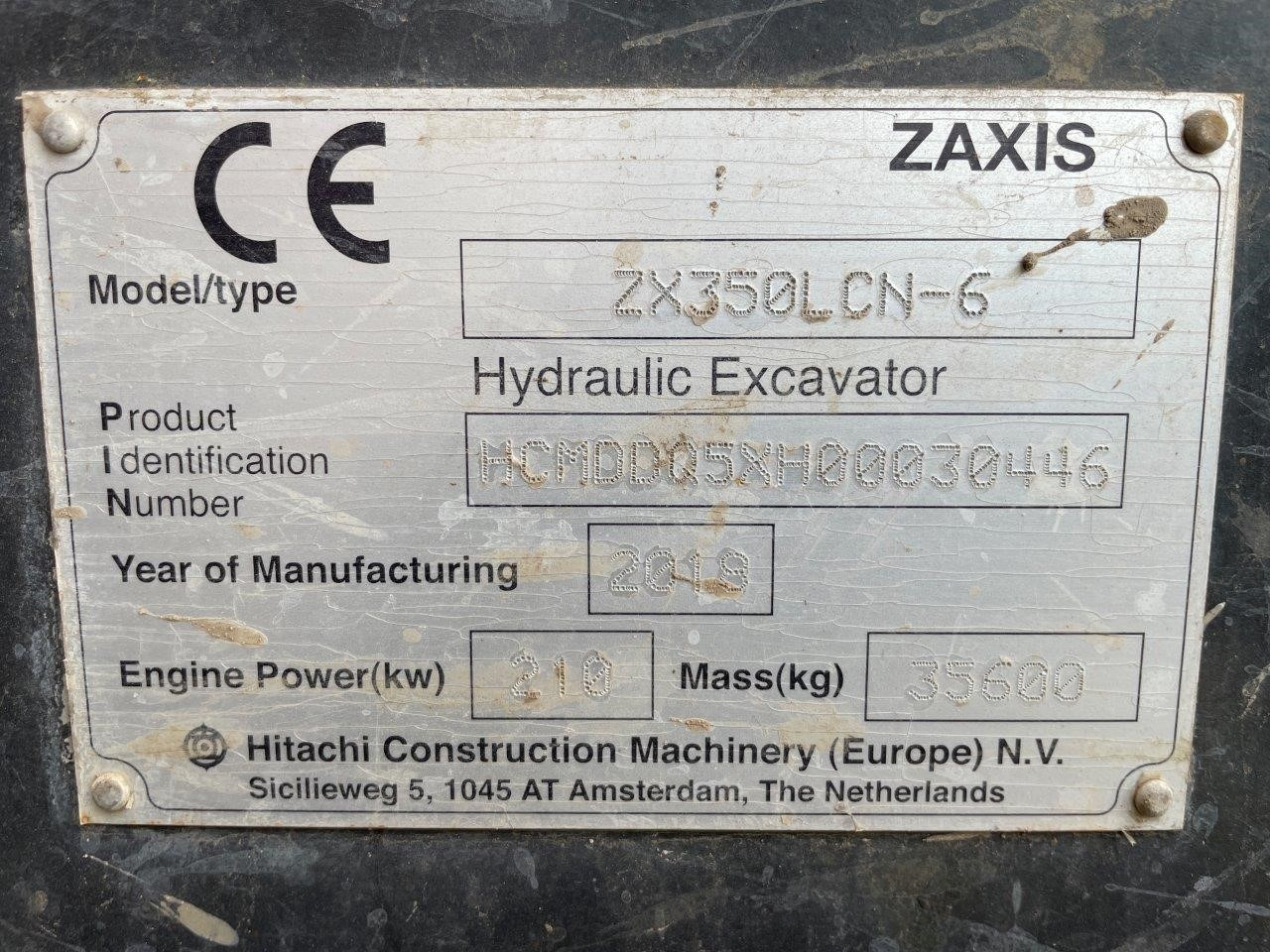 Ekskavator perayap HITACHI ZX350 LCN - 6: gambar 10