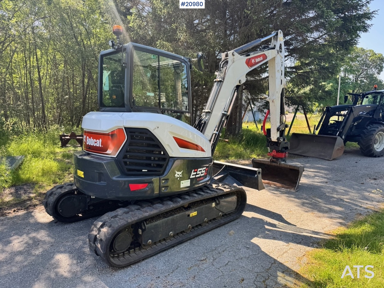 Bobcat E55Z Minigraver m/ Rototilt og 2 skuffer. 230 timer! - Ekskavator mini: gambar 3 Bobcat E55Z Minigraver m/ Rototilt og 2 skuffer. 230 timer! - Ekskavator mini: gambar 3