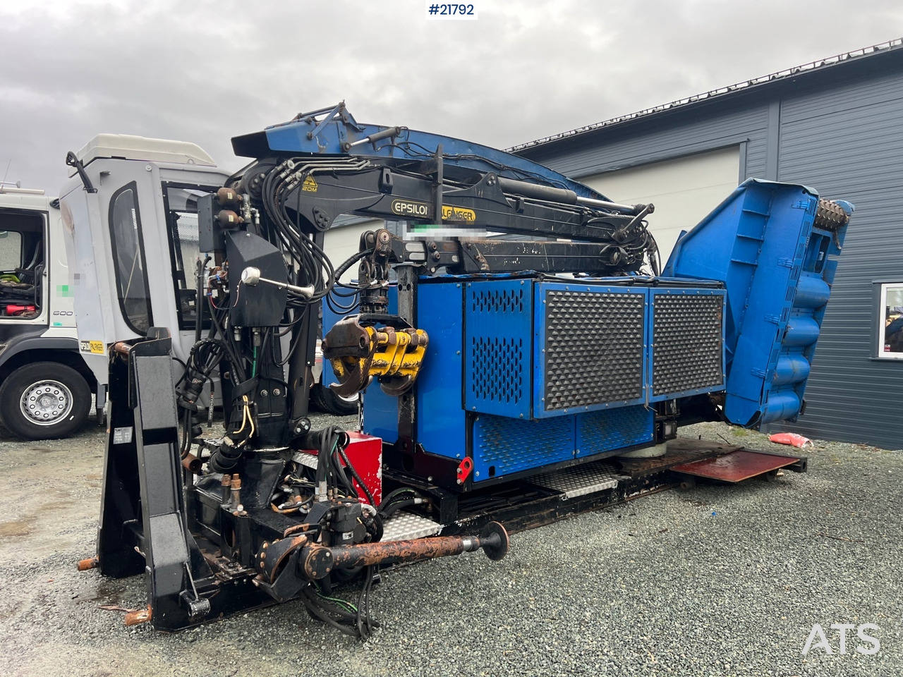 Bruks 806st Bio tre kverner m/ Epsilon palfinger m120l97 tømmerkrane - Pemotong kayu: gambar 1 Bruks 806st Bio tre kverner m/ Epsilon palfinger m120l97 tømmerkrane - Pemotong kayu: gambar 1