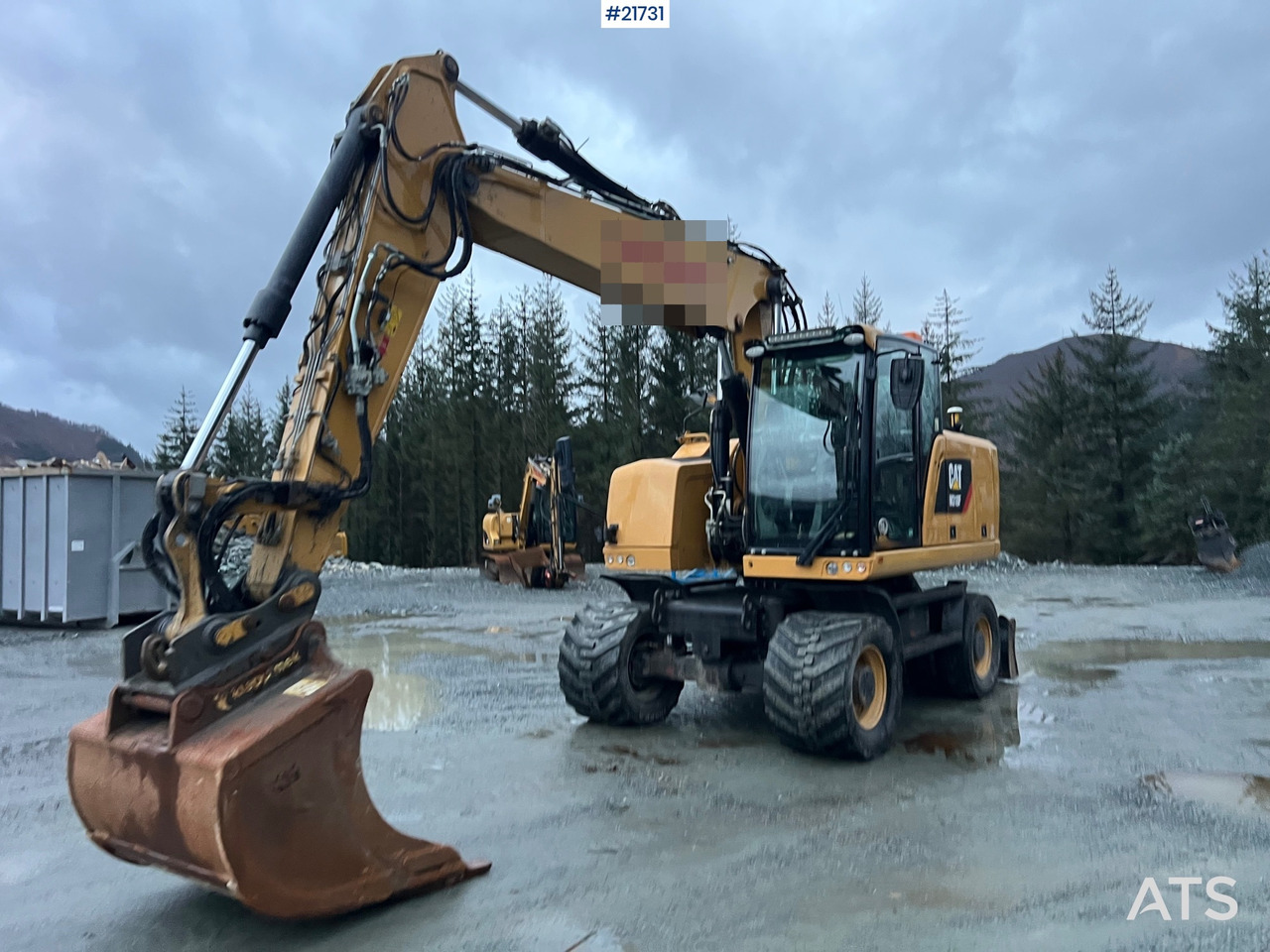 CAT M318F Hjulmaskin m/ oilquick og tannskuffe - Ekskavator roda: gambar 3 CAT M318F Hjulmaskin m/ oilquick og tannskuffe - Ekskavator roda: gambar 3