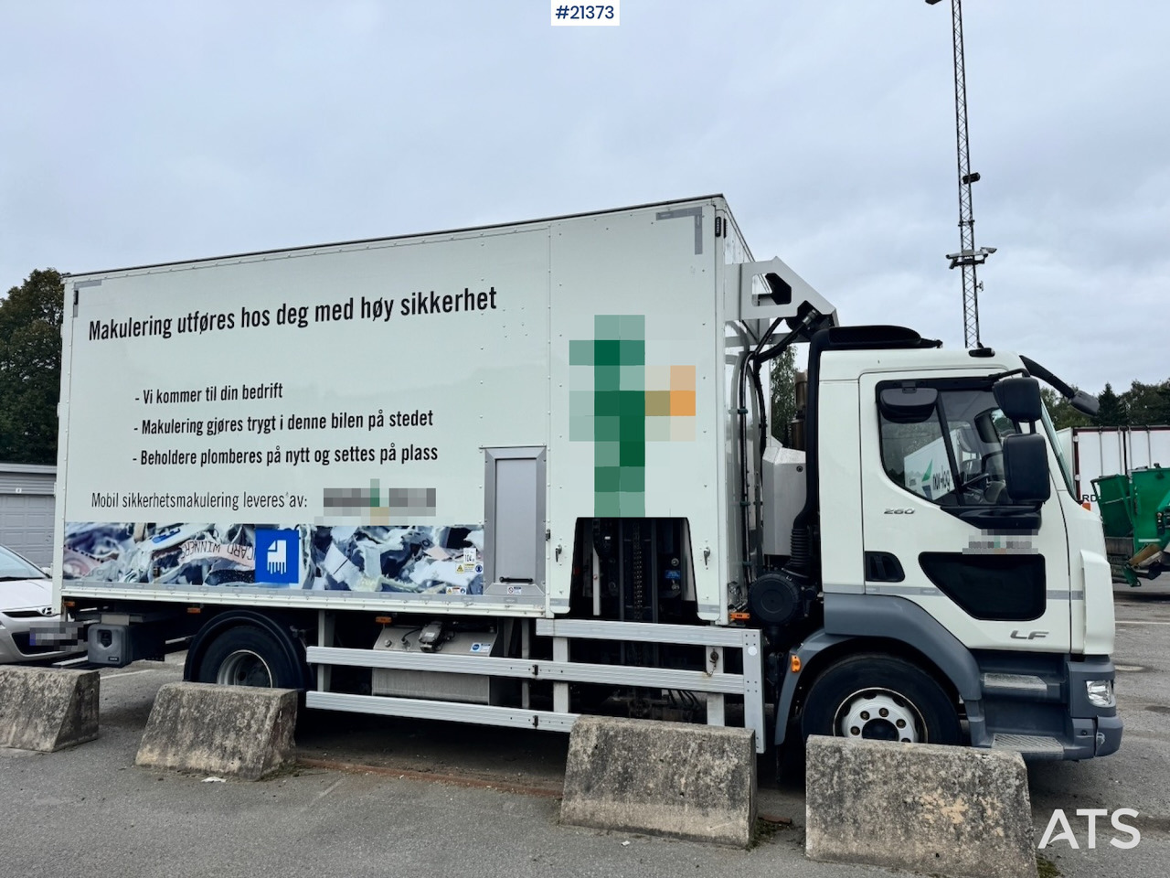 DAF LF 260 Makuleringsbil. 37 000 km! Må Sees! - Mesin penghancur sampah, Truk: gambar 5 DAF LF 260 Makuleringsbil. 37 000 km! Må Sees! - Mesin penghancur sampah, Truk: gambar 5