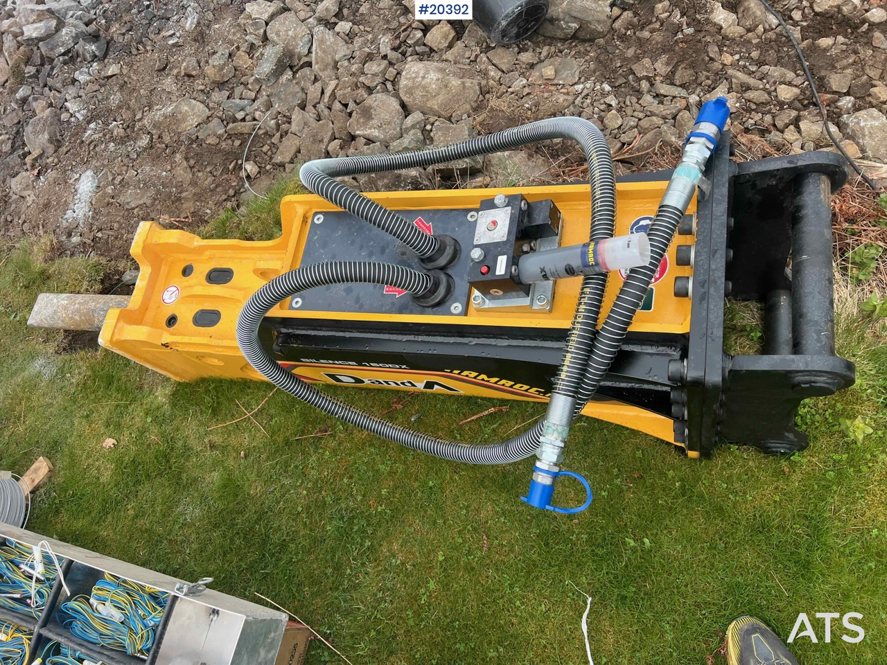 Danda D&A150DX pigg hammer (1231 kg ) m/ s60 feste - Palu hidrolik: gambar 2 Danda D&A150DX pigg hammer (1231 kg ) m/ s60 feste - Palu hidrolik: gambar 2