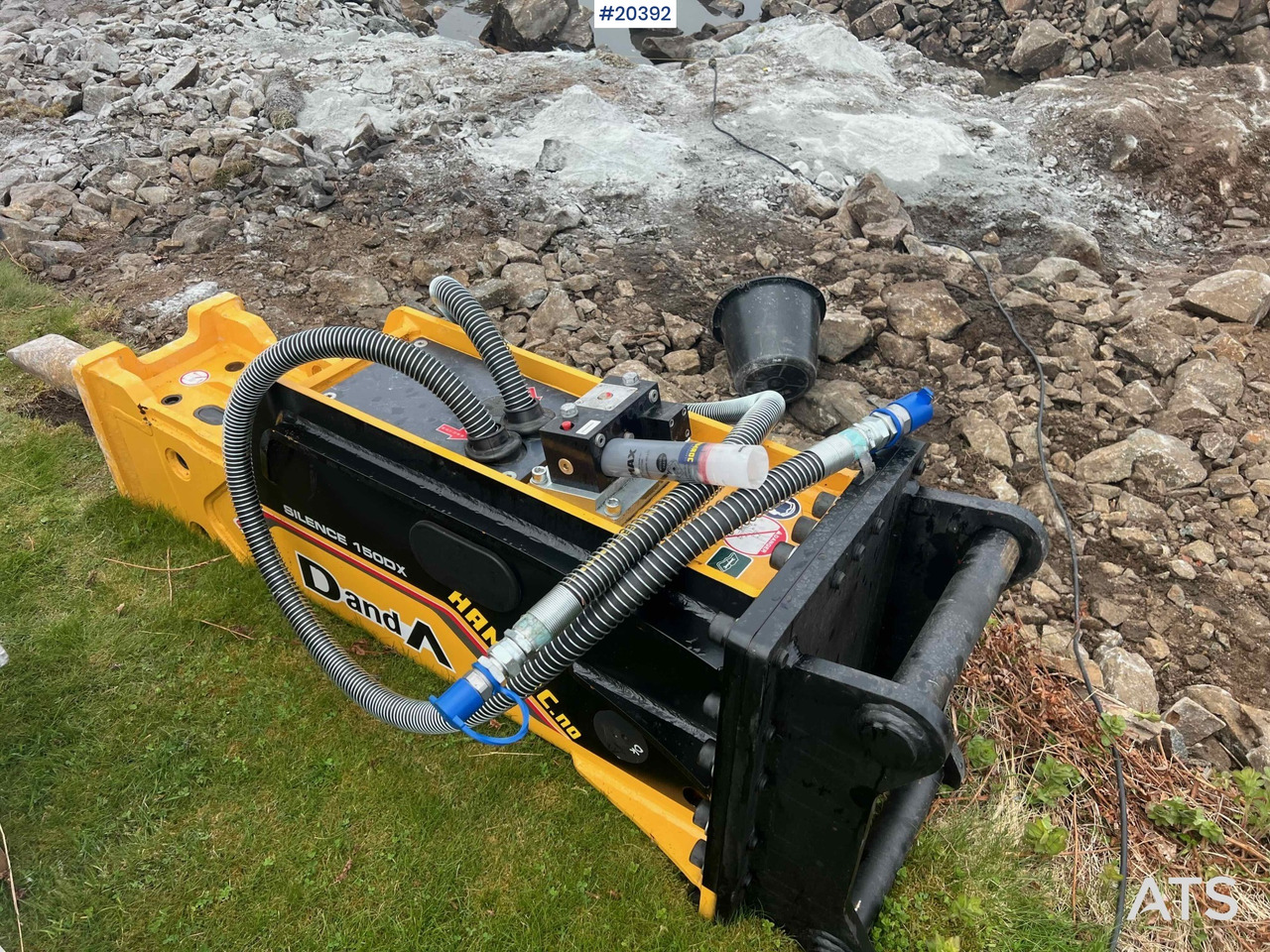 Danda D&A150DX pigg hammer (1231 kg ) m/ s60 feste - Palu hidrolik: gambar 1 Danda D&A150DX pigg hammer (1231 kg ) m/ s60 feste - Palu hidrolik: gambar 1