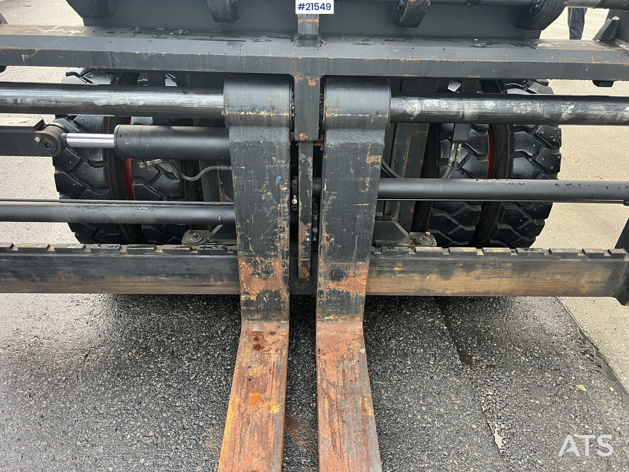 Forklift diesel Hangcha CPCD120 Gaffeltruck m/ hydrauliske gafler, sideforskyvning og lite timer: gambar 32