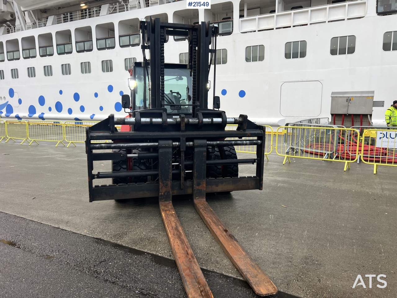 Forklift diesel Hangcha CPCD120 Gaffeltruck m/ hydrauliske gafler, sideforskyvning og lite timer: gambar 7