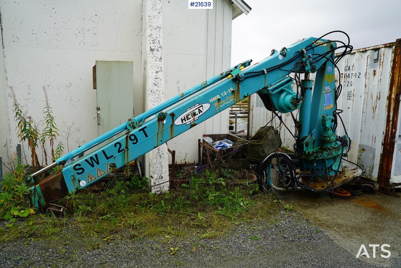 Heila Heila HMR12-1S kran med vinsj (stått på båt) - Derek pemuat: gambar 2 Heila Heila HMR12-1S kran med vinsj (stått på båt) - Derek pemuat: gambar 2