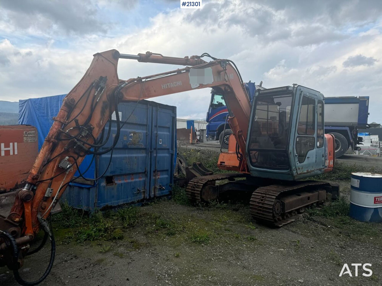 Hitachi EX60 - Ekskavator perayap: gambar 2 Hitachi EX60 - Ekskavator perayap: gambar 2