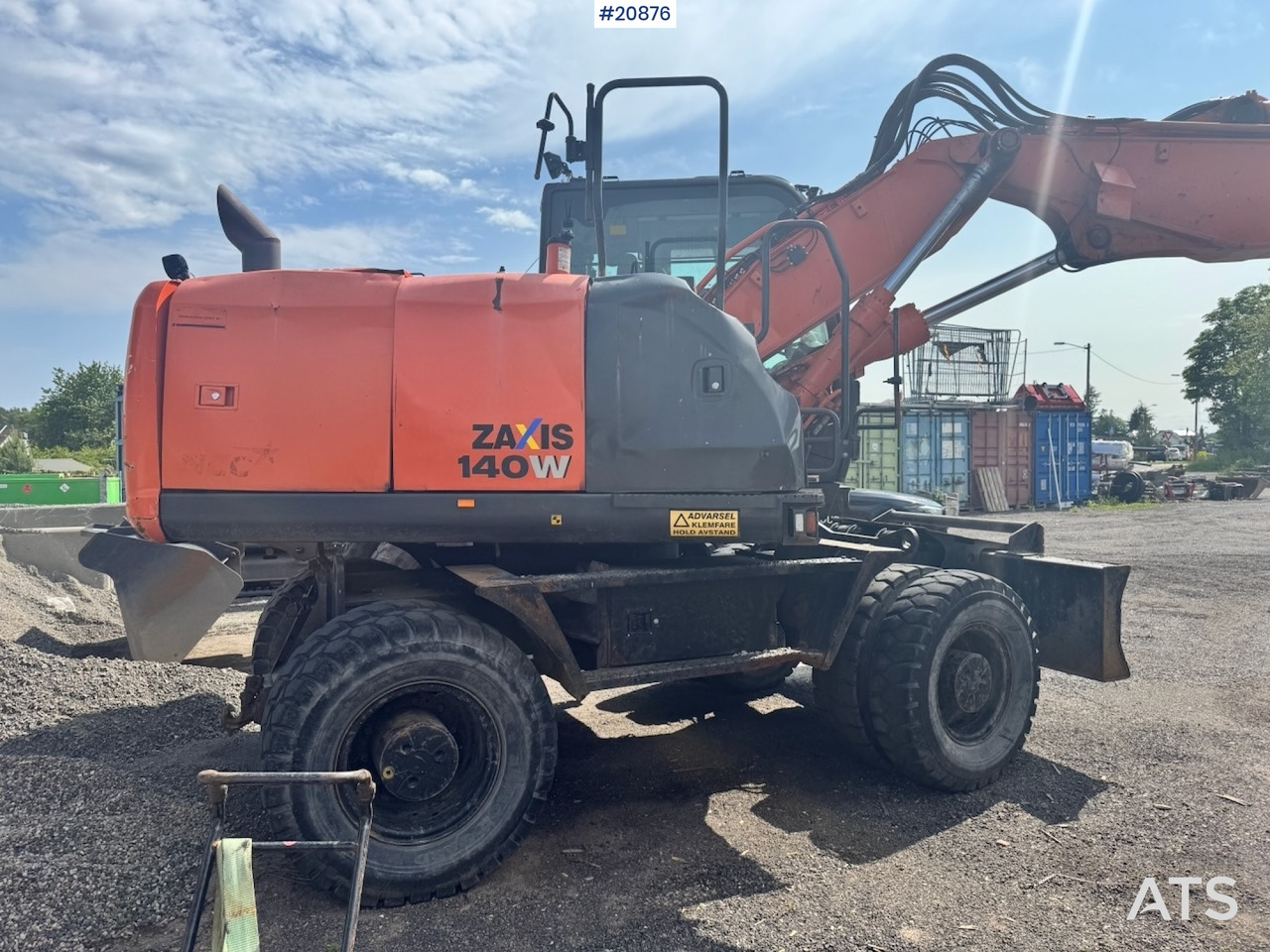 Ekskavator roda Hitachi ZX140W-5B: gambar 8