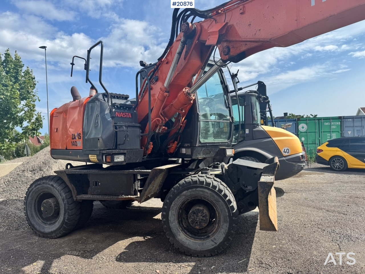 Ekskavator roda Hitachi ZX140W-5B: gambar 9