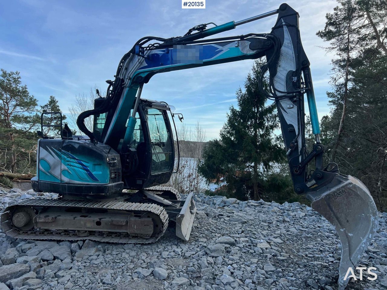 Ekskavator Hitachi ZX85US-6: gambar 10
