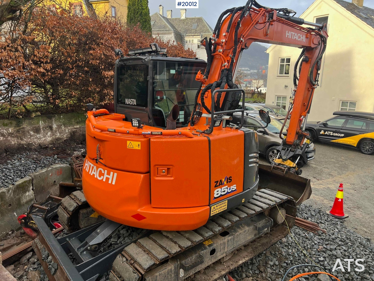 Hitachi zx85us-6 gravemaskin m/ rototilt med klype og pusseskuffe - Ekskavator: gambar 4 Hitachi zx85us-6 gravemaskin m/ rototilt med klype og pusseskuffe - Ekskavator: gambar 4