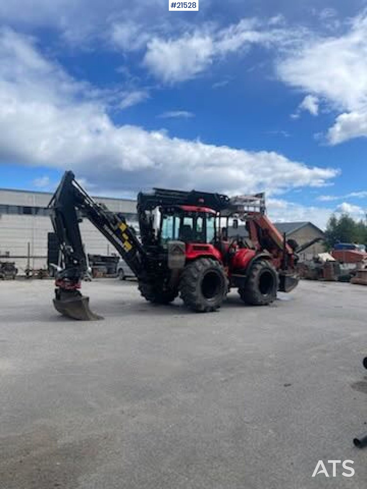 Huddig 1260C Traktorgraver m/ Palfinger kran, Lift, rototilt og skuffe - Backhoe loader: gambar 5 Huddig 1260C Traktorgraver m/ Palfinger kran, Lift, rototilt og skuffe - Backhoe loader: gambar 5