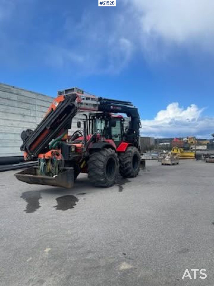 Huddig 1260C Traktorgraver m/ Palfinger kran, Lift, rototilt og skuffe - Backhoe loader: gambar 3 Huddig 1260C Traktorgraver m/ Palfinger kran, Lift, rototilt og skuffe - Backhoe loader: gambar 3