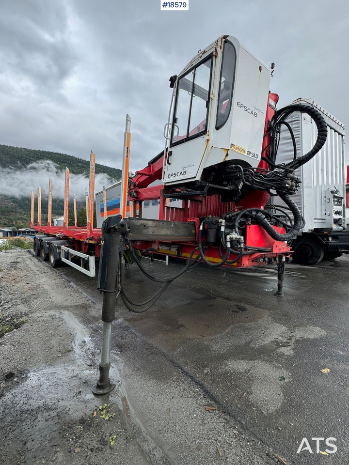 Huttner Tømmertralle - Trailer pengangkut kayu: gambar 1 Huttner Tømmertralle - Trailer pengangkut kayu: gambar 1