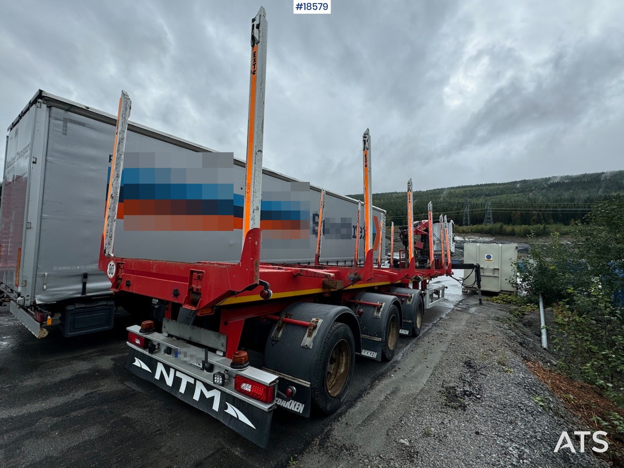 Huttner Tømmertralle - Trailer pengangkut kayu: gambar 4 Huttner Tømmertralle - Trailer pengangkut kayu: gambar 4