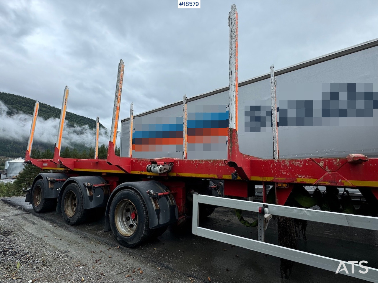 Huttner Tømmertralle - Trailer pengangkut kayu: gambar 2 Huttner Tømmertralle - Trailer pengangkut kayu: gambar 2