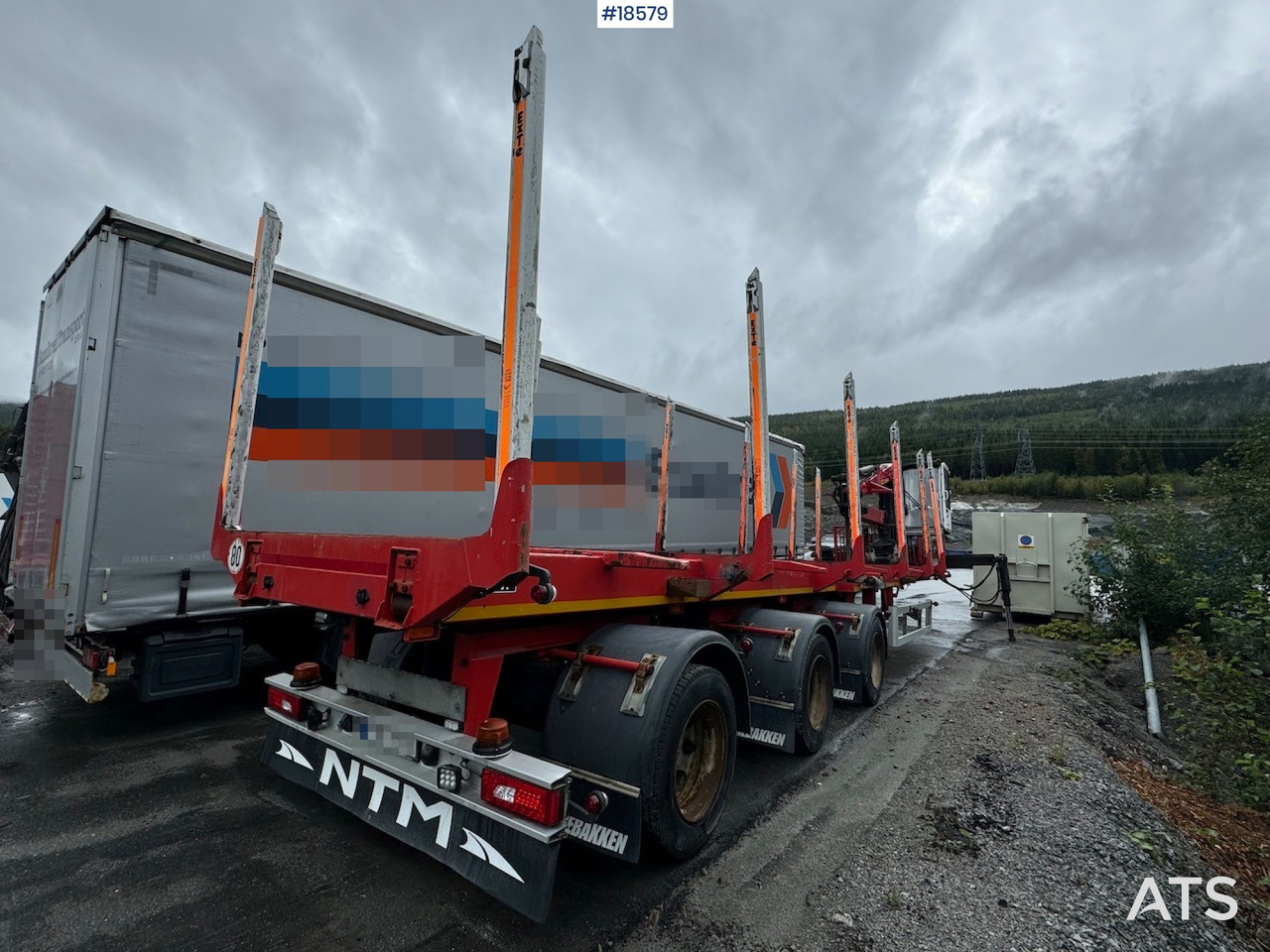 Huttner Tømmertralle - Trailer pengangkut kayu: gambar 3 Huttner Tømmertralle - Trailer pengangkut kayu: gambar 3