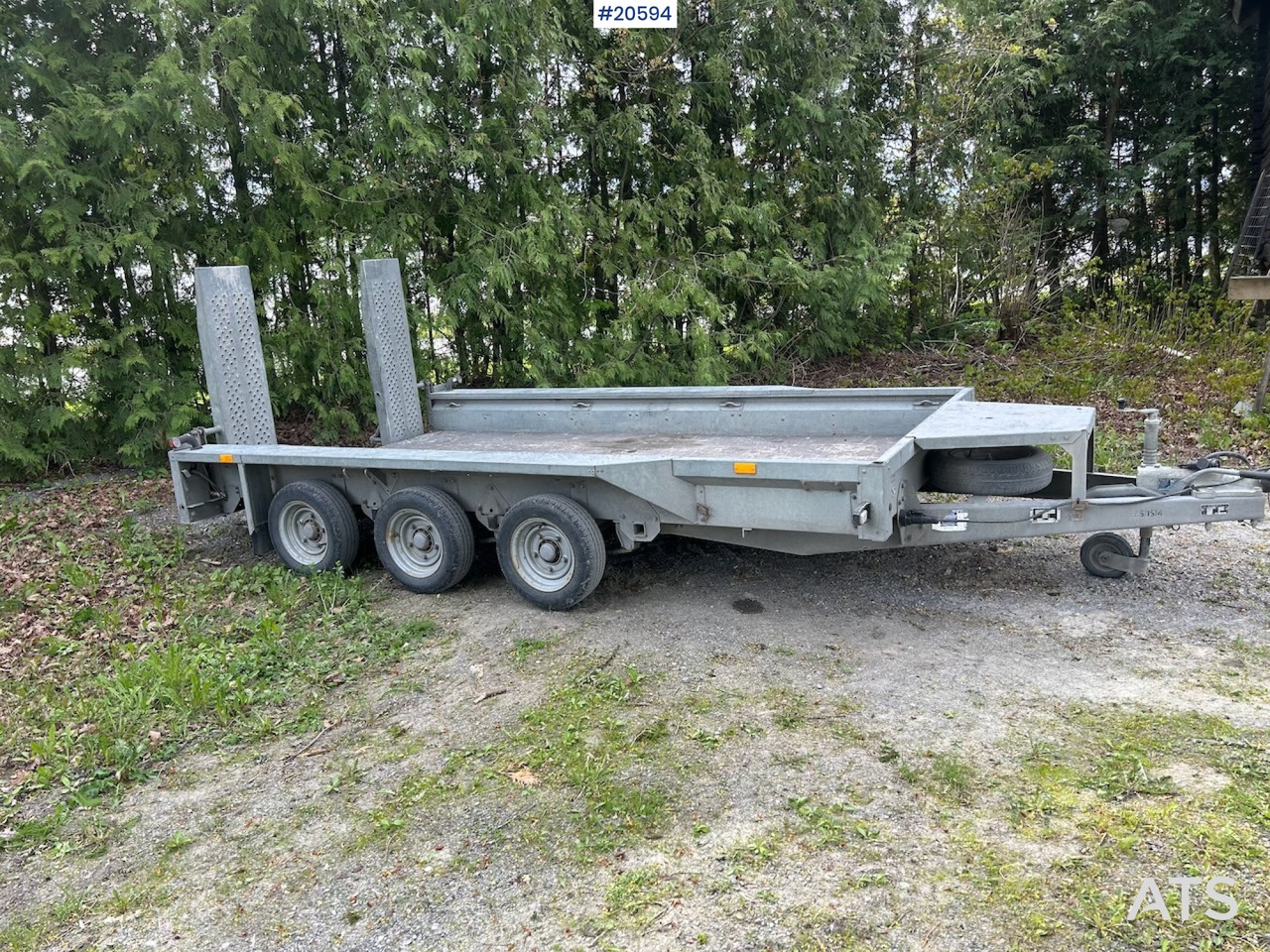 Ifor Williams Maskinhenger - Trailer low bed: gambar 2 Ifor Williams Maskinhenger - Trailer low bed: gambar 2