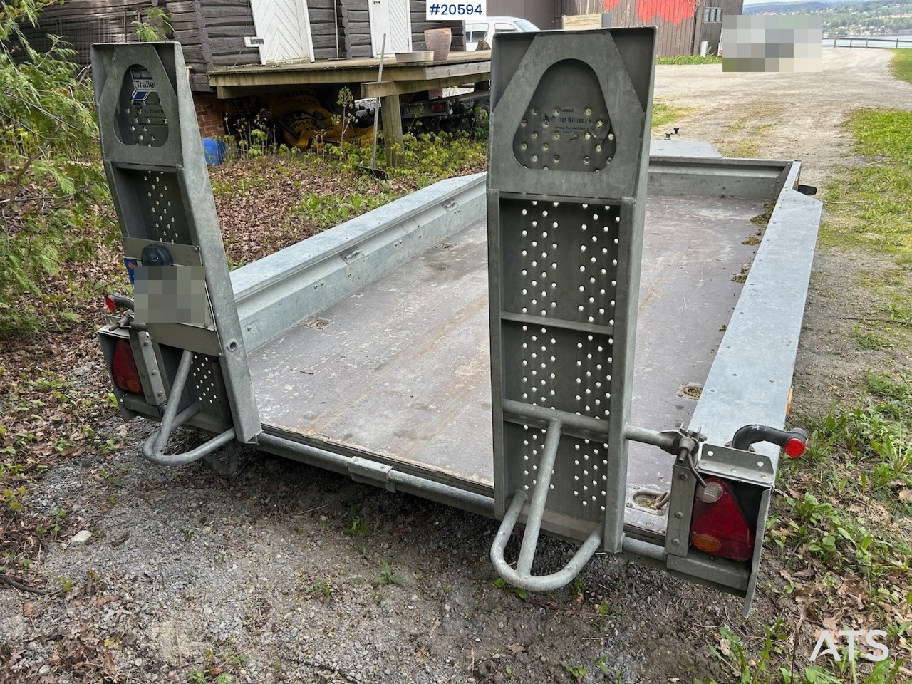 Ifor Williams Maskinhenger - Trailer low bed: gambar 1 Ifor Williams Maskinhenger - Trailer low bed: gambar 1