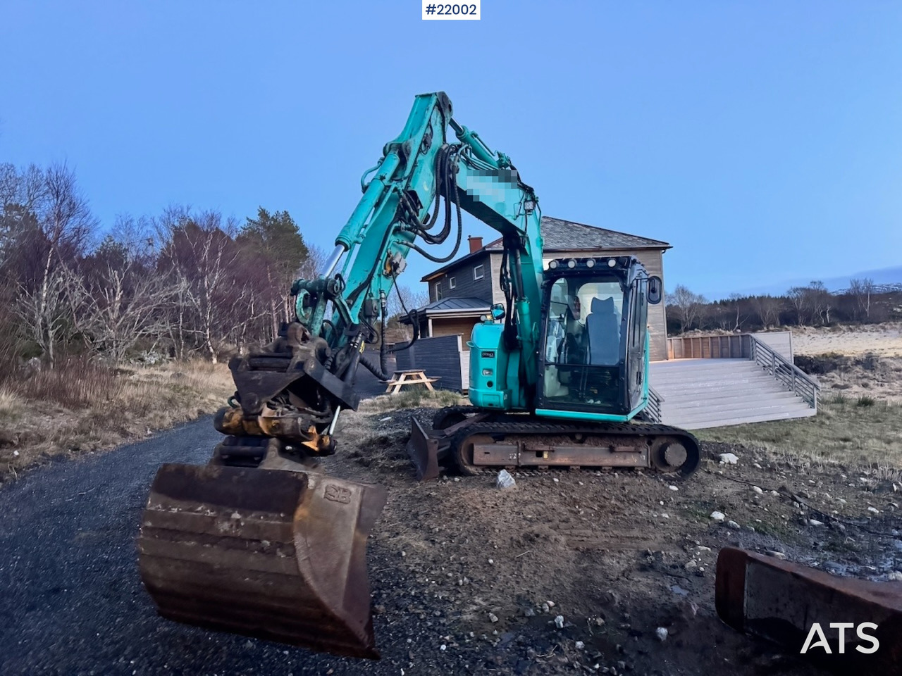 Kobelco 2016 Kobelco SK75SR Beltegraver m/ Rototilt og Pusseskuffe. - Ekskavator: gambar 3 Kobelco 2016 Kobelco SK75SR Beltegraver m/ Rototilt og Pusseskuffe. - Ekskavator: gambar 3
