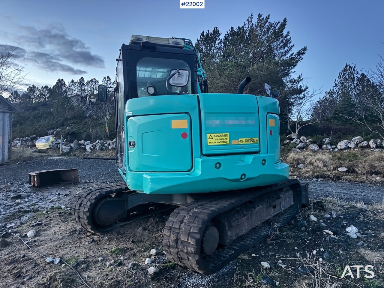 Kobelco 2016 Kobelco SK75SR Beltegraver m/ Rototilt og Pusseskuffe. - Ekskavator: gambar 5 Kobelco 2016 Kobelco SK75SR Beltegraver m/ Rototilt og Pusseskuffe. - Ekskavator: gambar 5