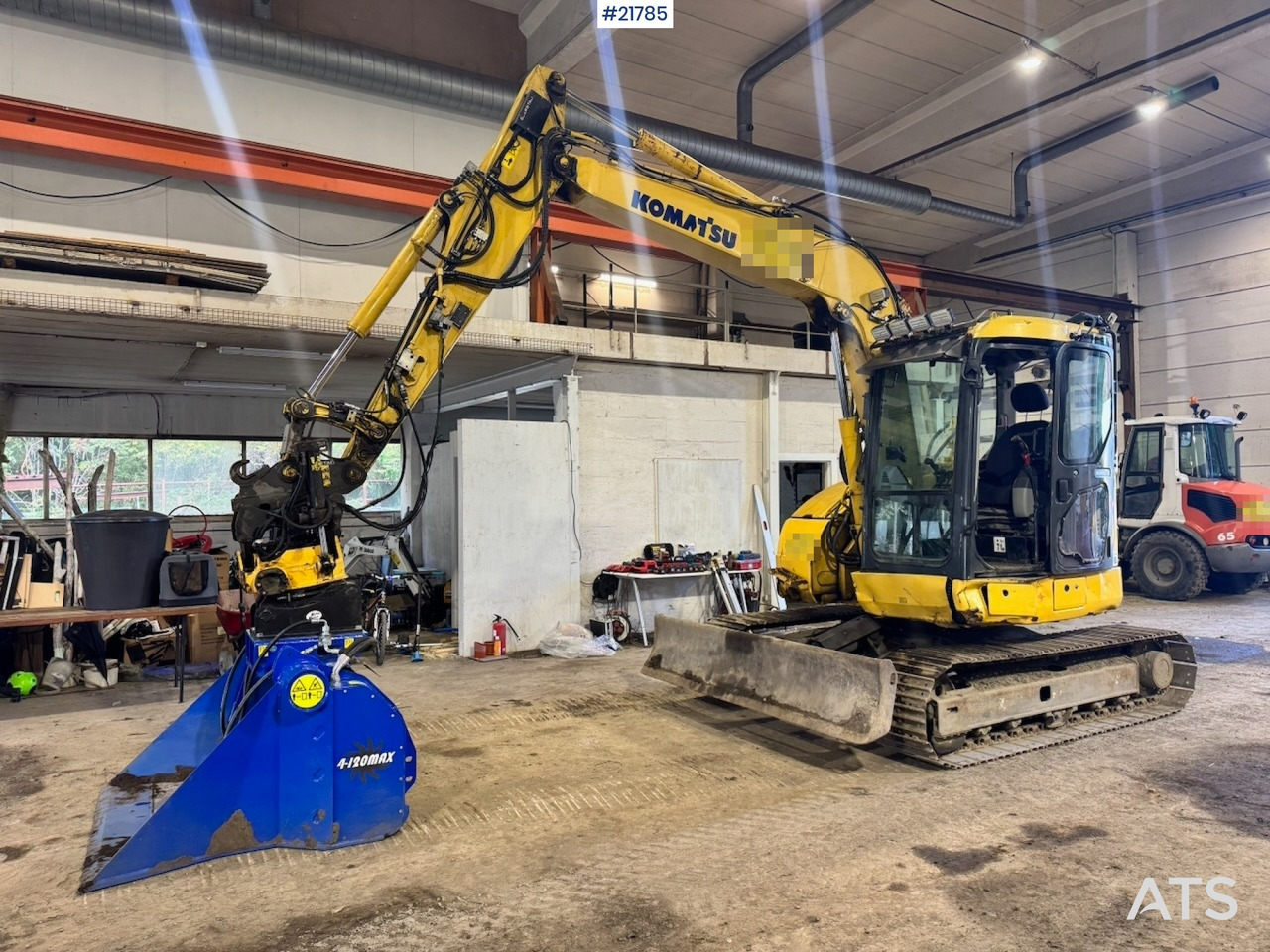 Komatsu 2013 Komatsu PC78US-8 Beltegraver m/ Rototilt og 2 skuffer. - Ekskavator perayap: gambar 2 Komatsu 2013 Komatsu PC78US-8 Beltegraver m/ Rototilt og 2 skuffer. - Ekskavator perayap: gambar 2