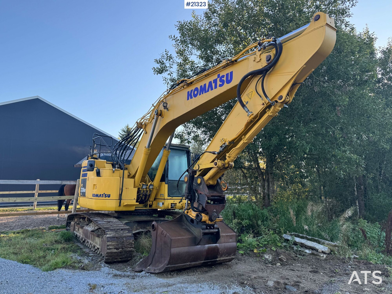 Komatsu PC228 USLC-10 m/ pusseskuffe og rotortilt! - Ekskavator perayap: gambar 5 Komatsu PC228 USLC-10 m/ pusseskuffe og rotortilt! - Ekskavator perayap: gambar 5